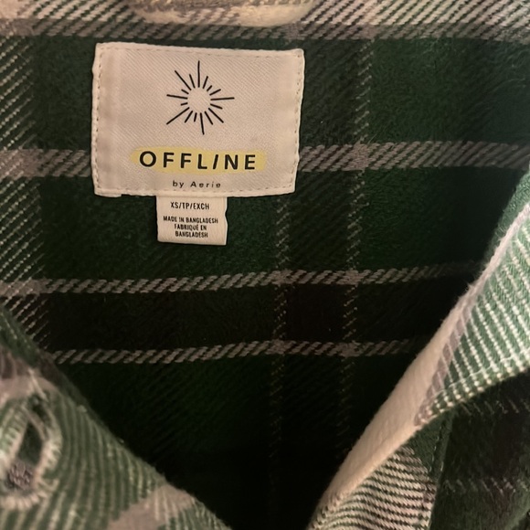 Aerie Offline Plaid Flannel - Picture 4 of 7